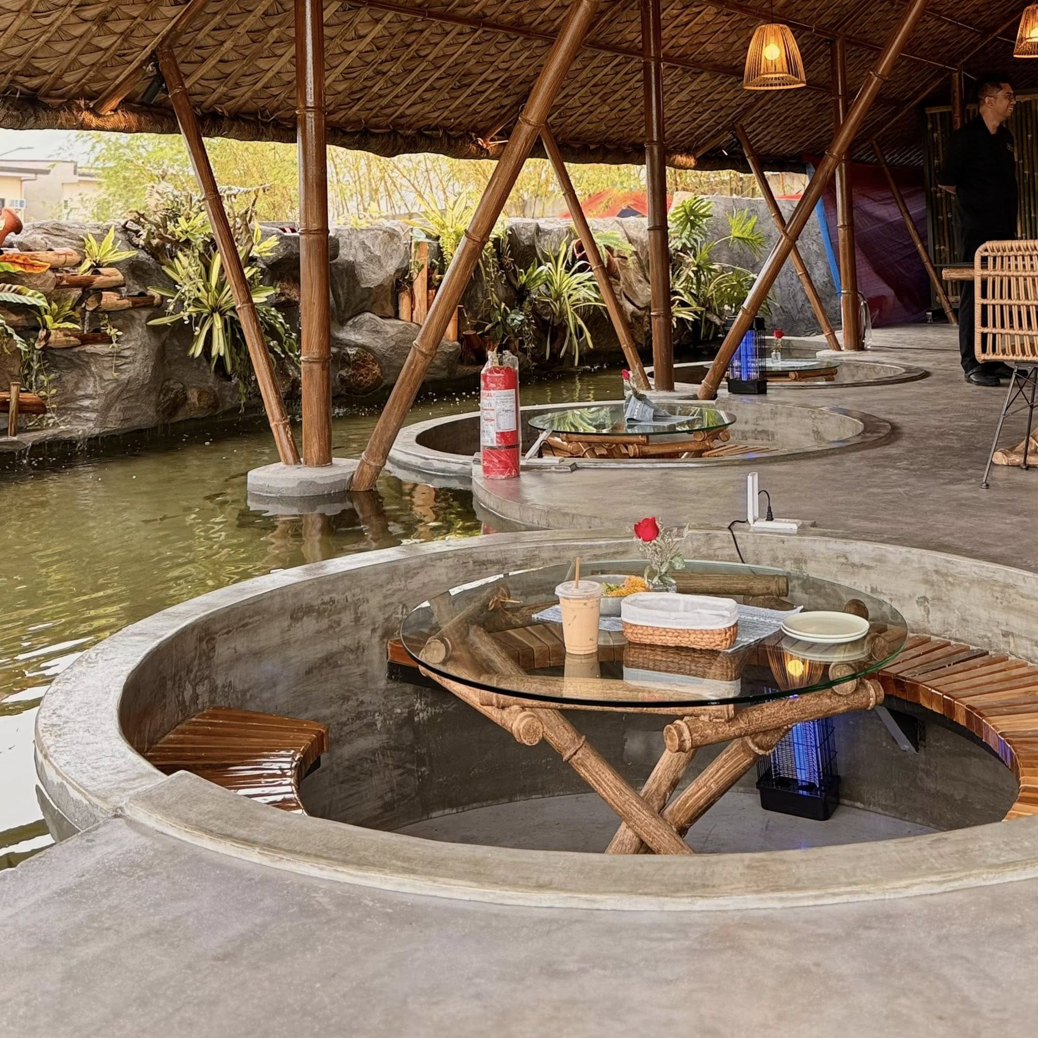 El Rio Floating Cafe Cavite garden bamboo outdoor seating