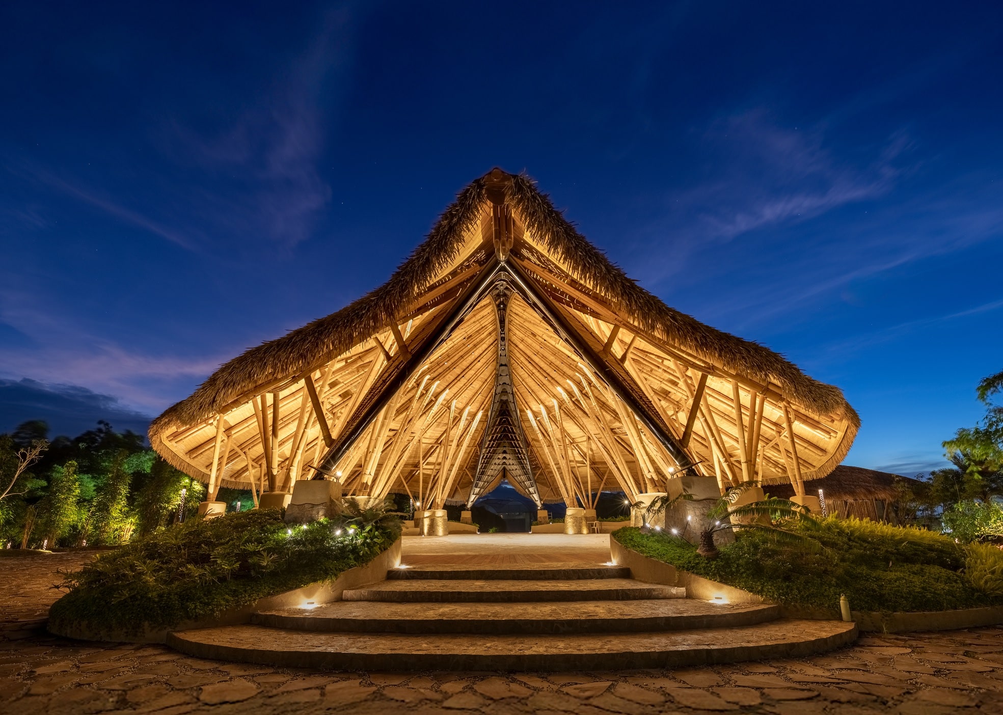 Kawayan Eco Park bamboo pavilion and gardens Silang Cavite